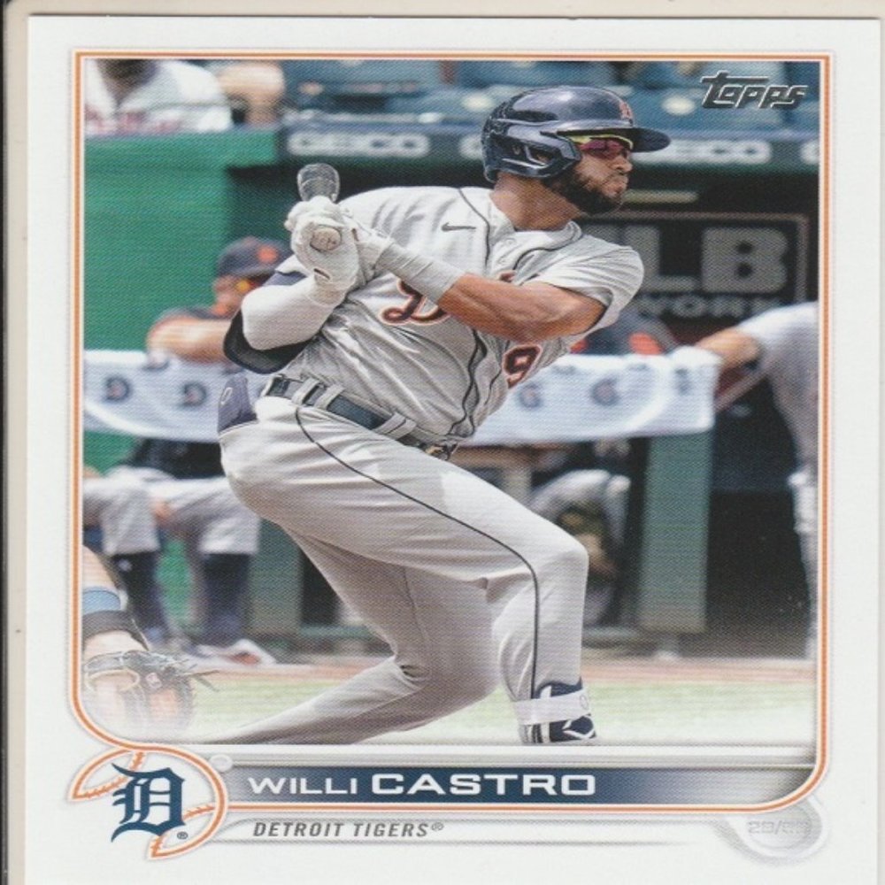 Willi Castro (Detroit Tigers) 2022 Topps Series 1 MLB Card - Card Number 191